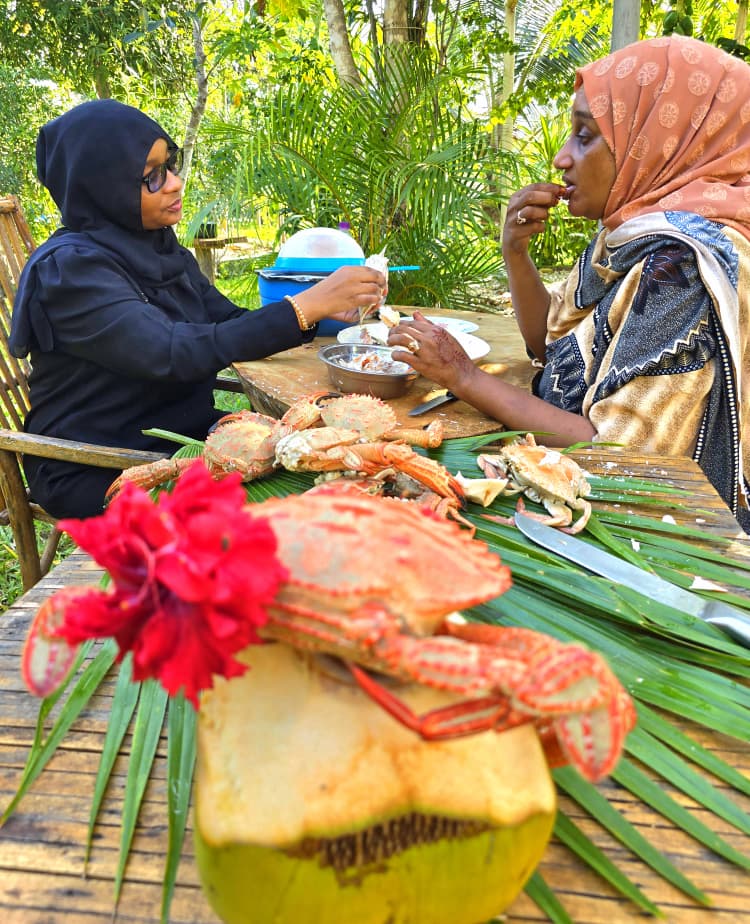Seafood Experience in the Lush Garden